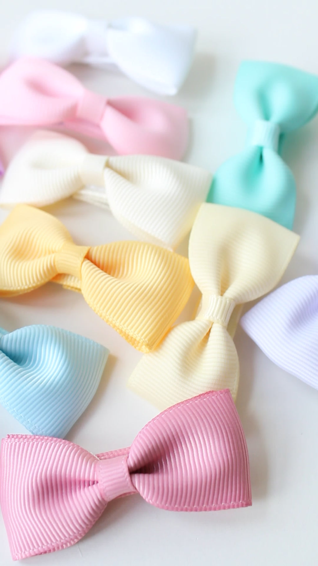 Pinch bows | 35 Colours | Clip, headband or bobble