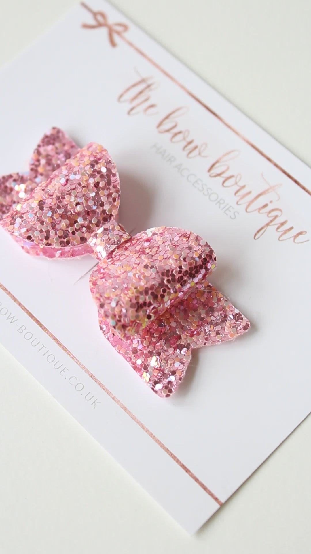 Small chunky glitter bows | 22 Colours