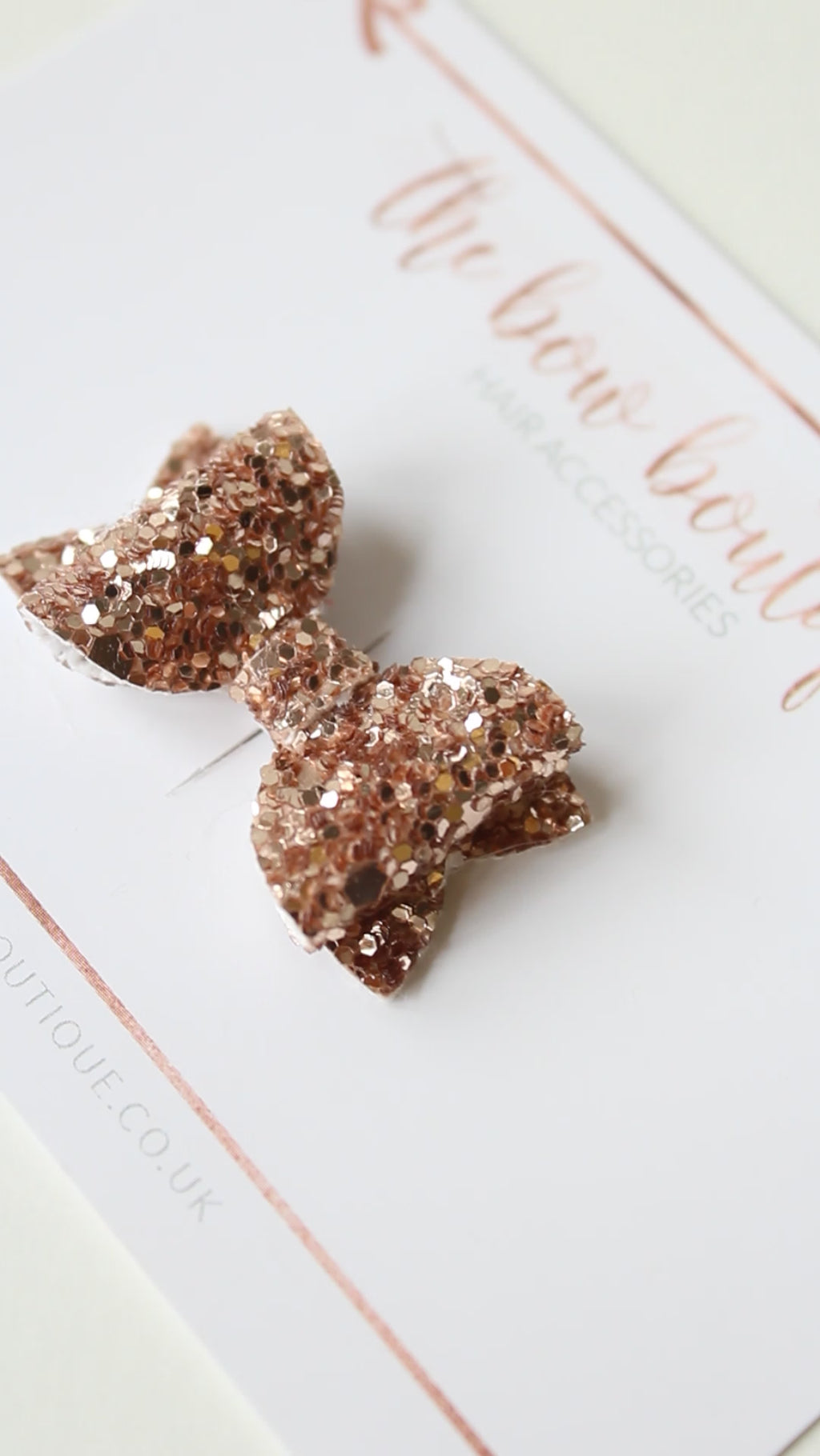 Petite deluxe glitter bows | 22 Colours | Clip, headband or bobble