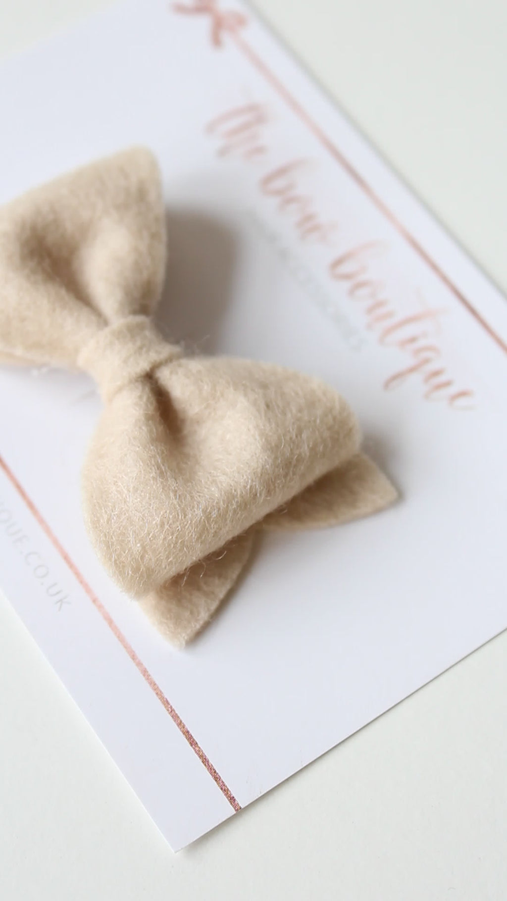 Small luxury felt bows | 25 Colours | Clip or headband