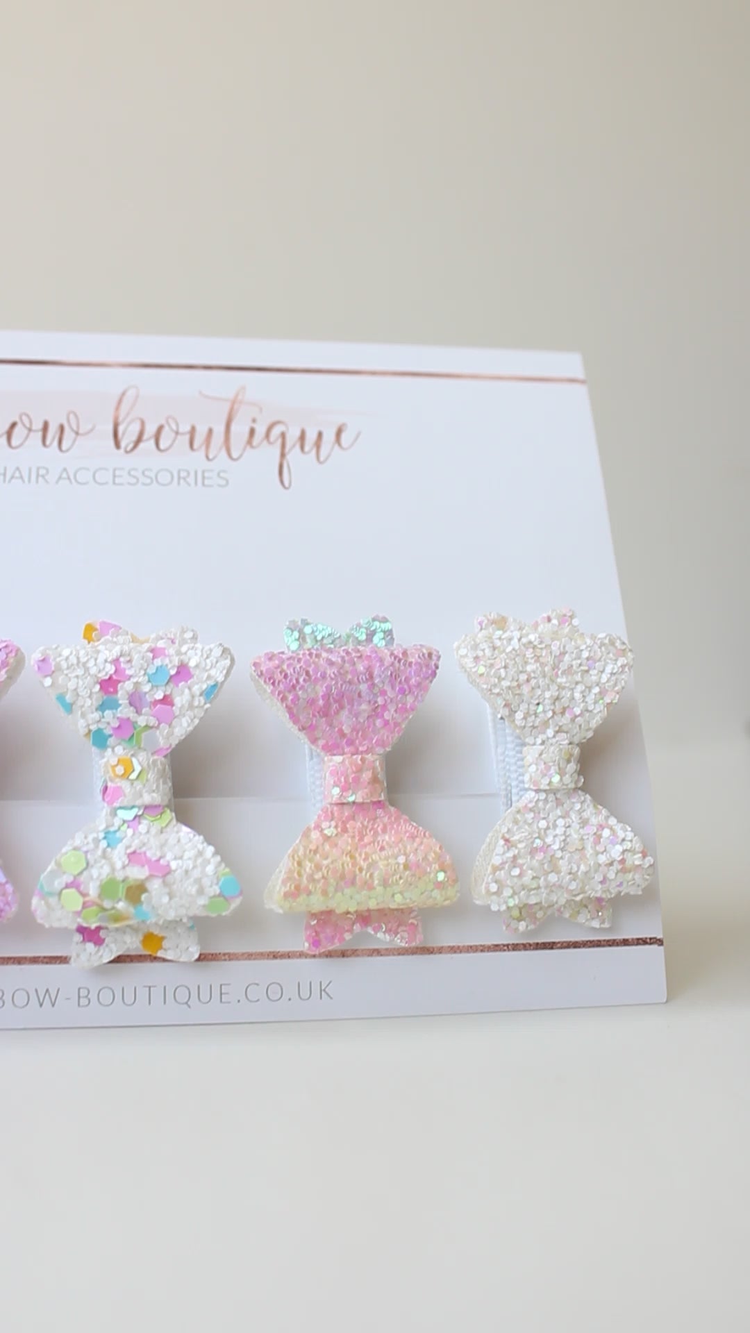 Mini baby bows set of 5 | Clip or bobble