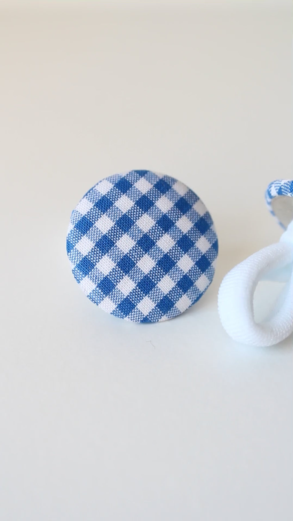 School gingham button bobbles | 8 Colours