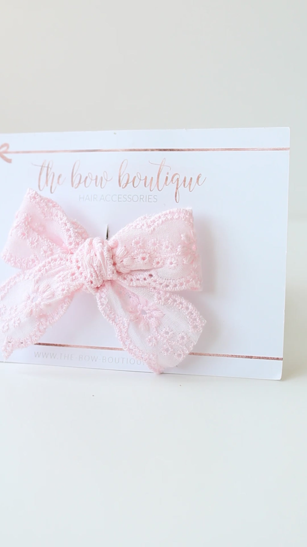 Precious hand tied bow | Clip, headband or bobble