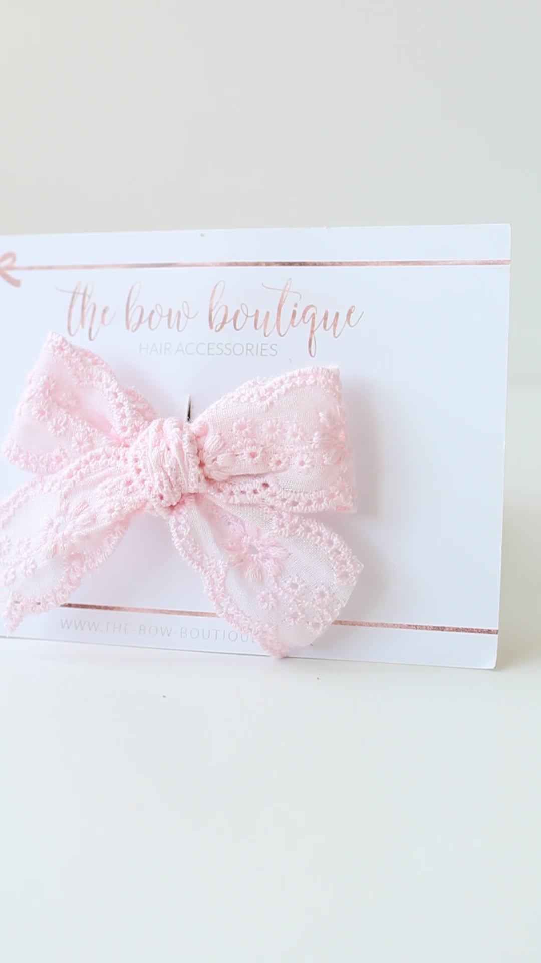 Precious hand tied bow | Clip, headband or bobble