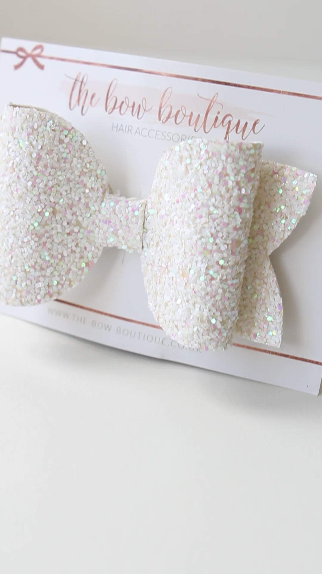 Large deluxe glitter bows | 23 colours