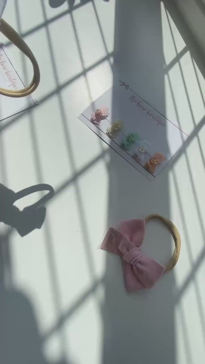 Mini sweetheart bows | 10 Colours | Clip, headband, bobble or alice band