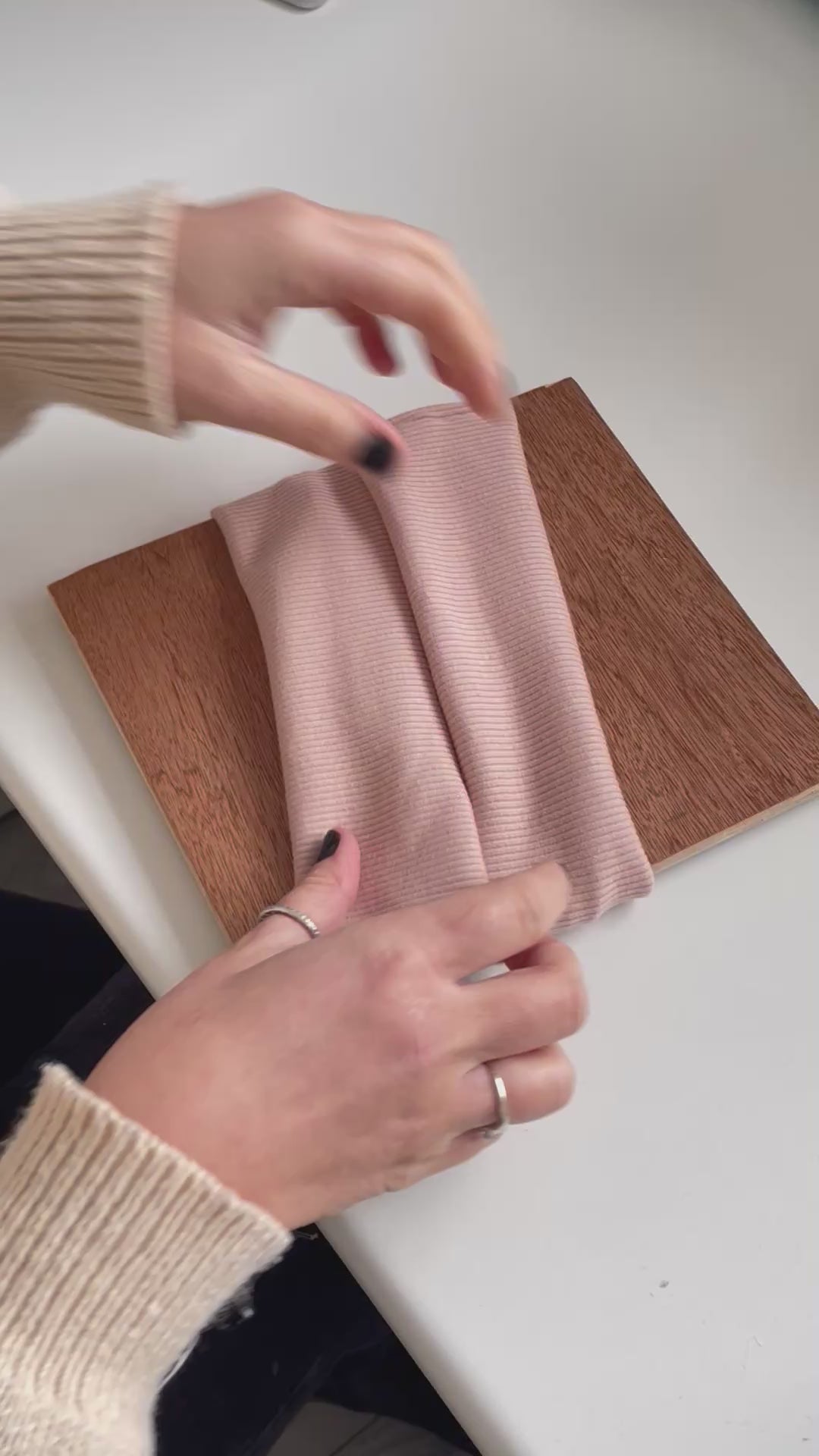 Nude pink headwrap