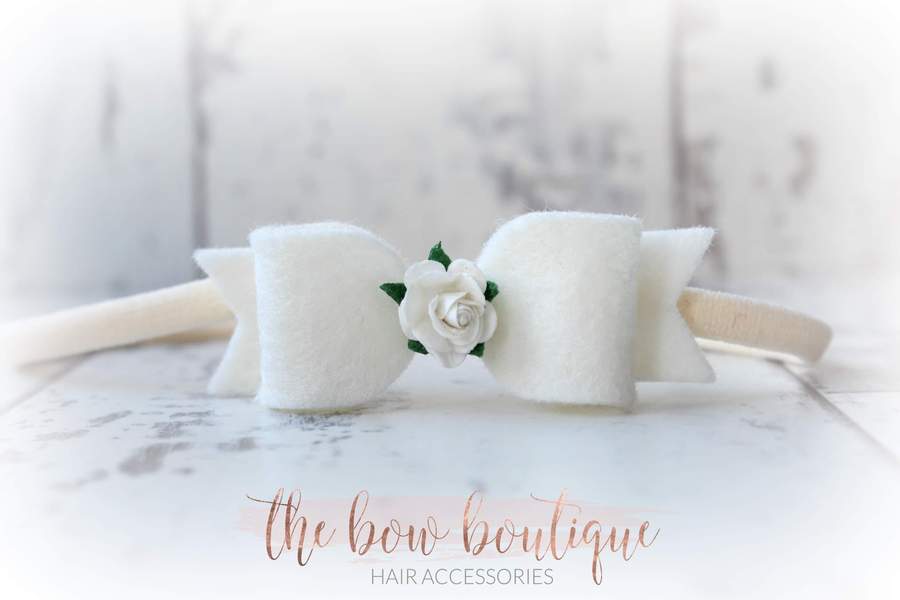 Small flower bows | 3 Colours | Clip or headband