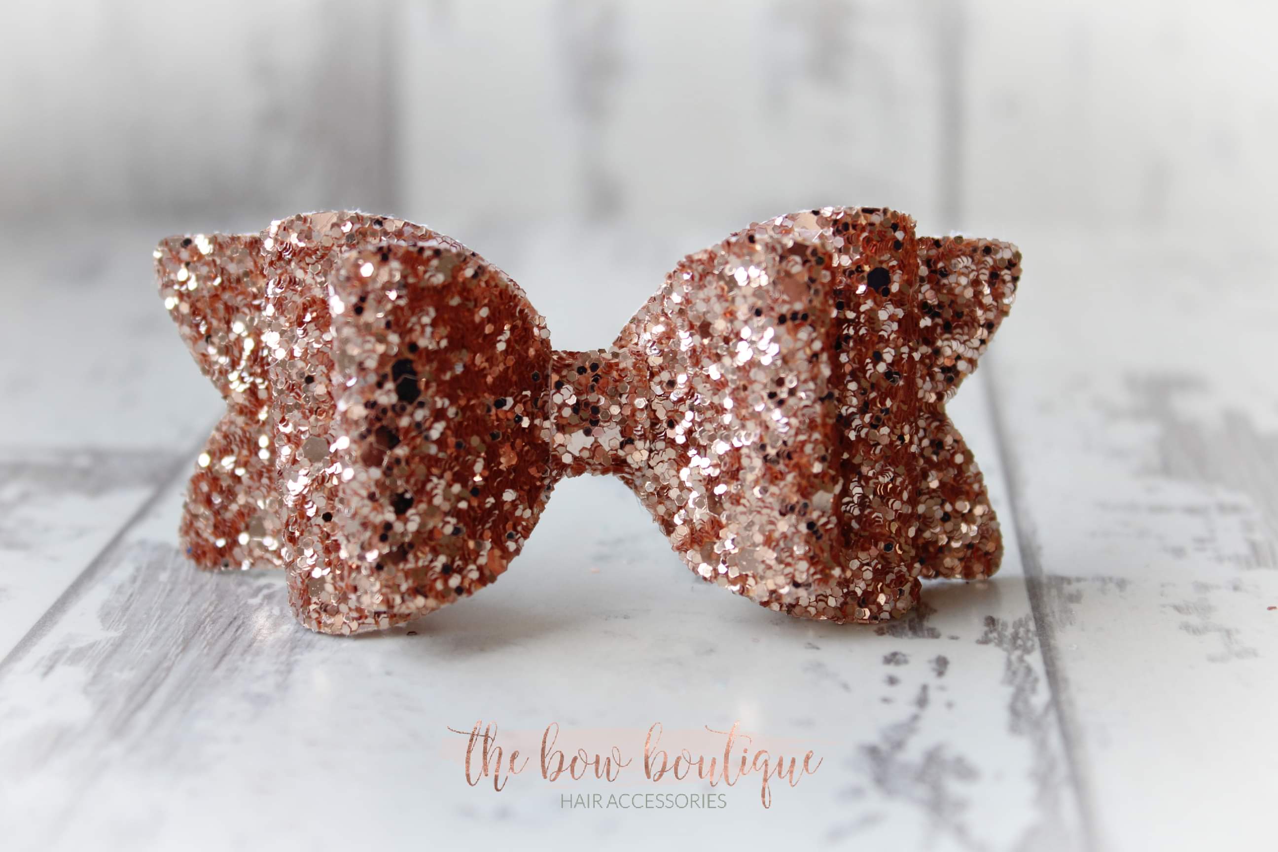 Chunky double glitter bows | 20 Colours | Clip or headband