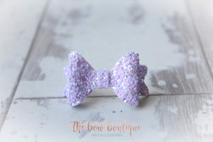 Medium baby glitter bows (25 Colours)