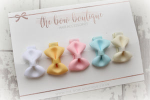 My first summer pinch bows I clips or bobbles
