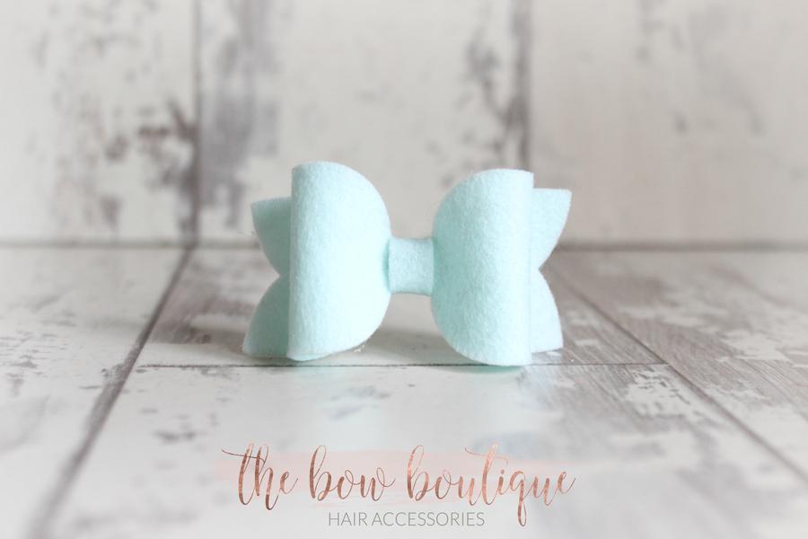 Medium deluxe felt bows | 25 Colours | Clip or headband