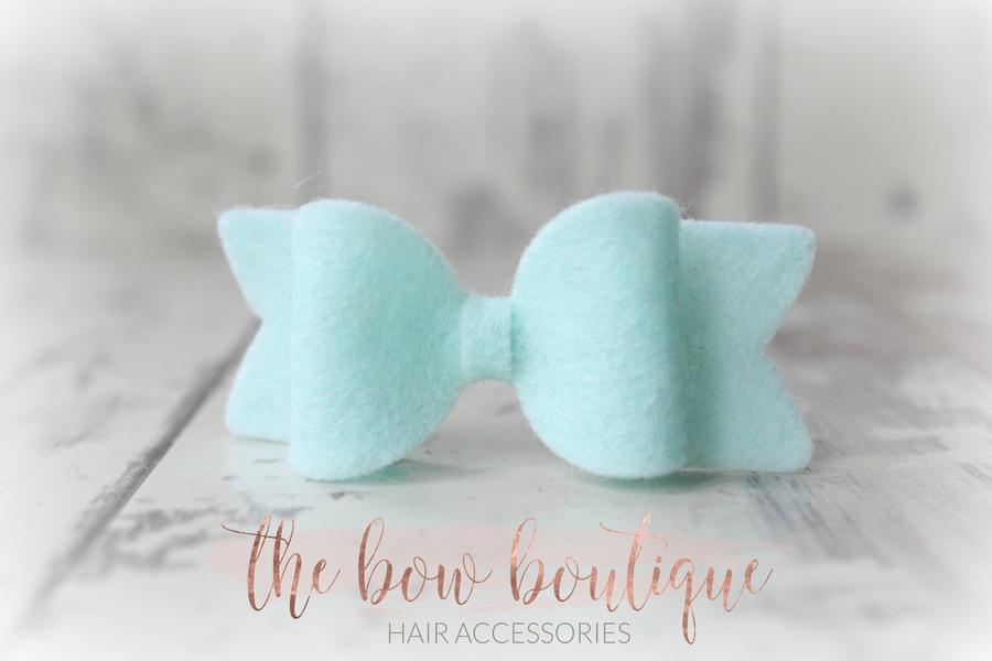 Small chunky felt bows | 25 Colours | Clip or headband