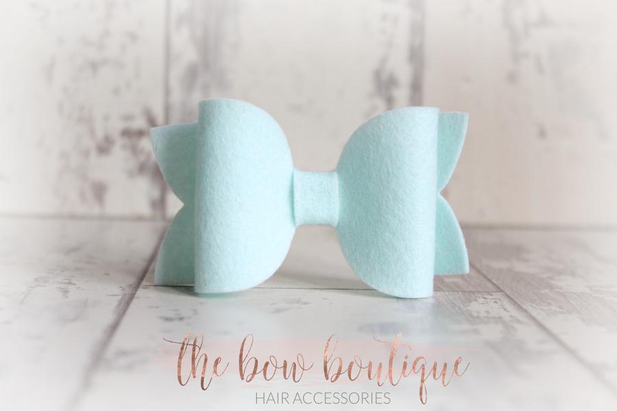 Large deluxe felt bows | 25 Colours