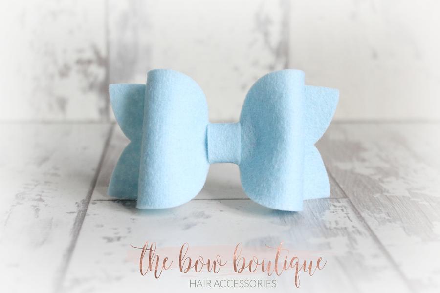 Large deluxe felt bows | 25 Colours