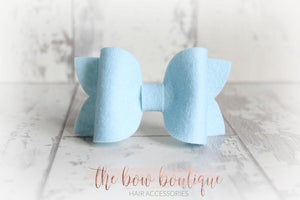 Large deluxe felt bows (25 Colours)