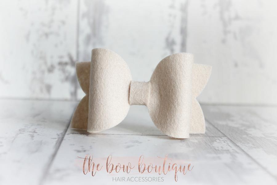 Large deluxe felt bows | 25 Colours