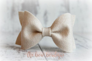 Large luxury felt bows (25 Colours)