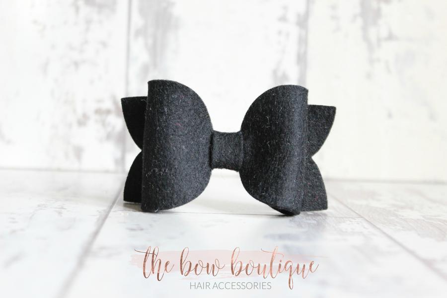Large deluxe felt bows | 25 Colours