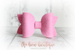 Large deluxe felt bows (25 Colours)