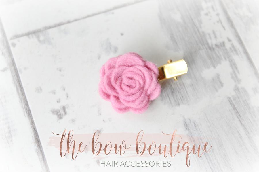 Mini felt flowers | 25 Colours