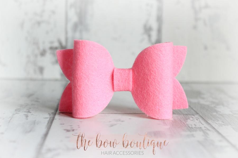 Large deluxe felt bows | 25 Colours