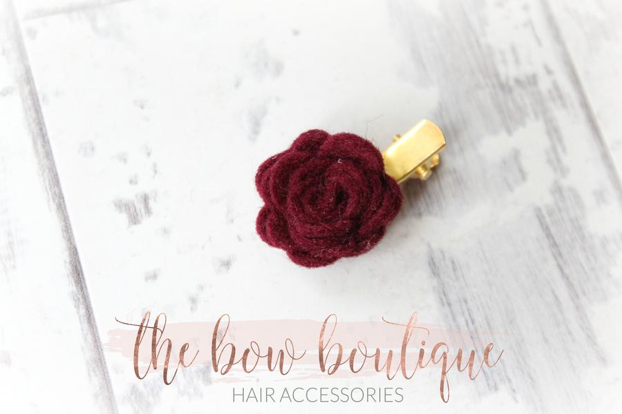 Mini felt flowers | 25 Colours