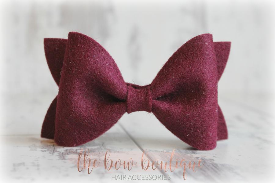Large luxury felt bows | 23 Colours