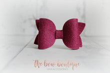 Load image into Gallery viewer, Medium deluxe felt bows (25 Colours)