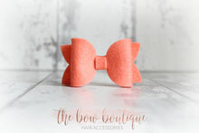 Load image into Gallery viewer, Medium deluxe felt bows (25 Colours)