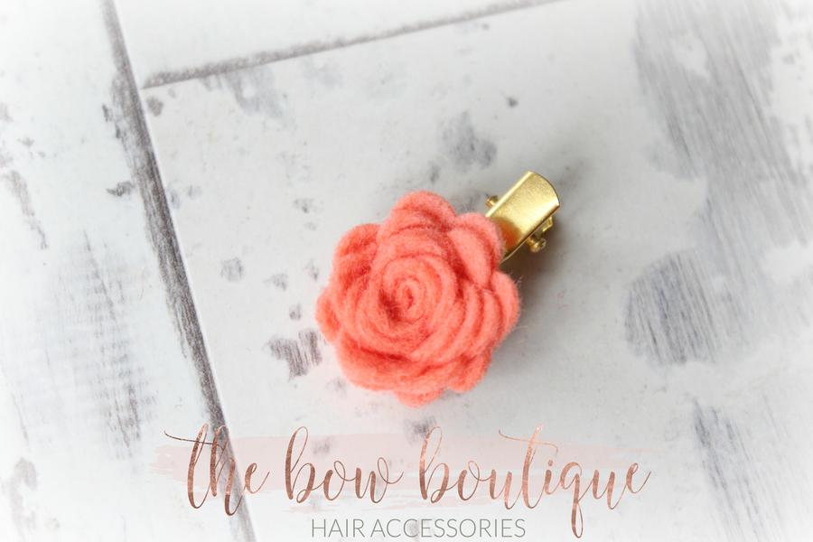 Mini felt flowers | 25 Colours