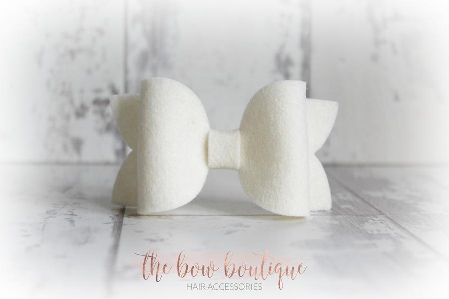 Large deluxe felt bows | 25 Colours