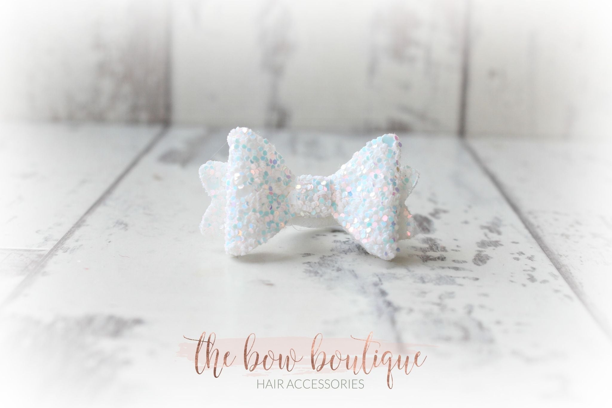 Mini baby glitter bows | 20 Colours | Clip or bobble