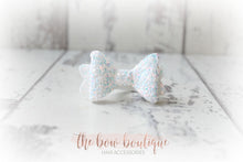 Load image into Gallery viewer, Mini baby glitter bows (25 Colours)