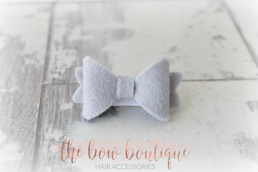Mini baby felt bows | 25 Colours | Clip or bobble