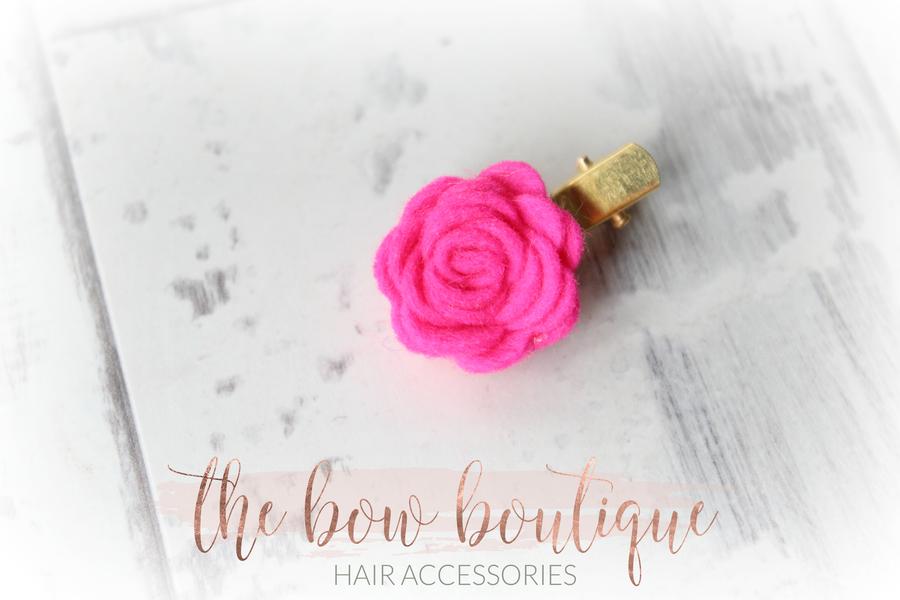 Mini felt flowers | 25 Colours
