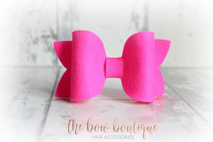 Large deluxe felt bows (25 Colours)