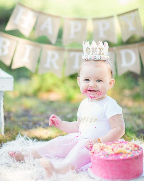 Birthday crown headband