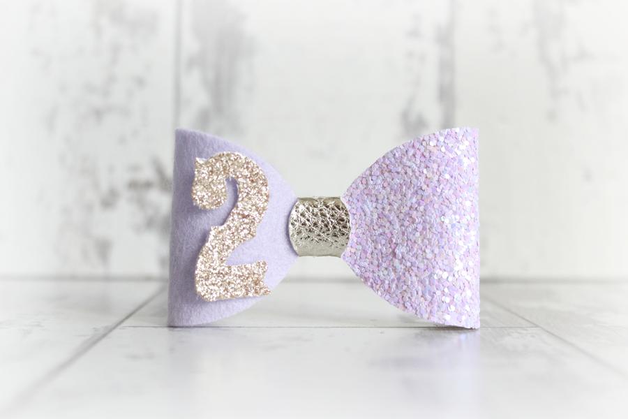 Birthday bows | Clip or headband | 8 Colours