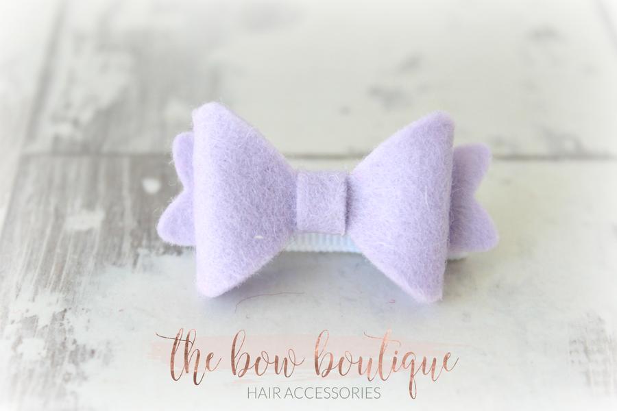 Mini baby felt bows | 25 Colours | Clip or bobble