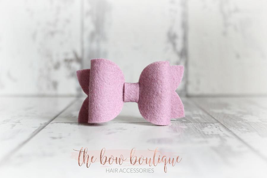 Medium deluxe felt bows | 25 Colours | Clip or headband