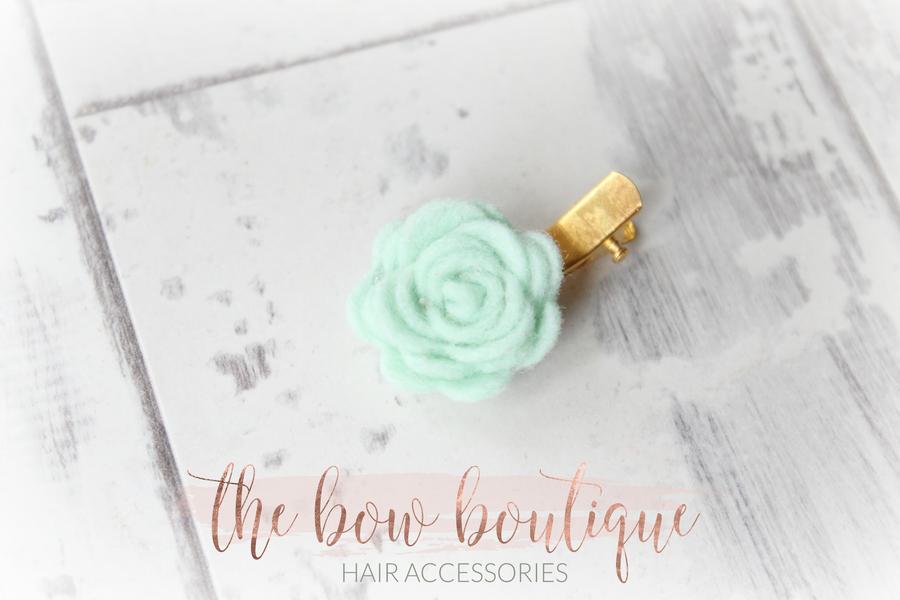 Mini felt flowers | 25 Colours