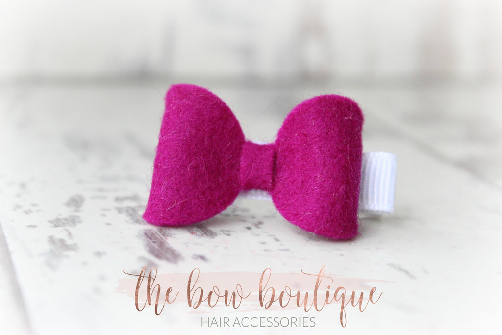Mini felt bows | 25 Colours