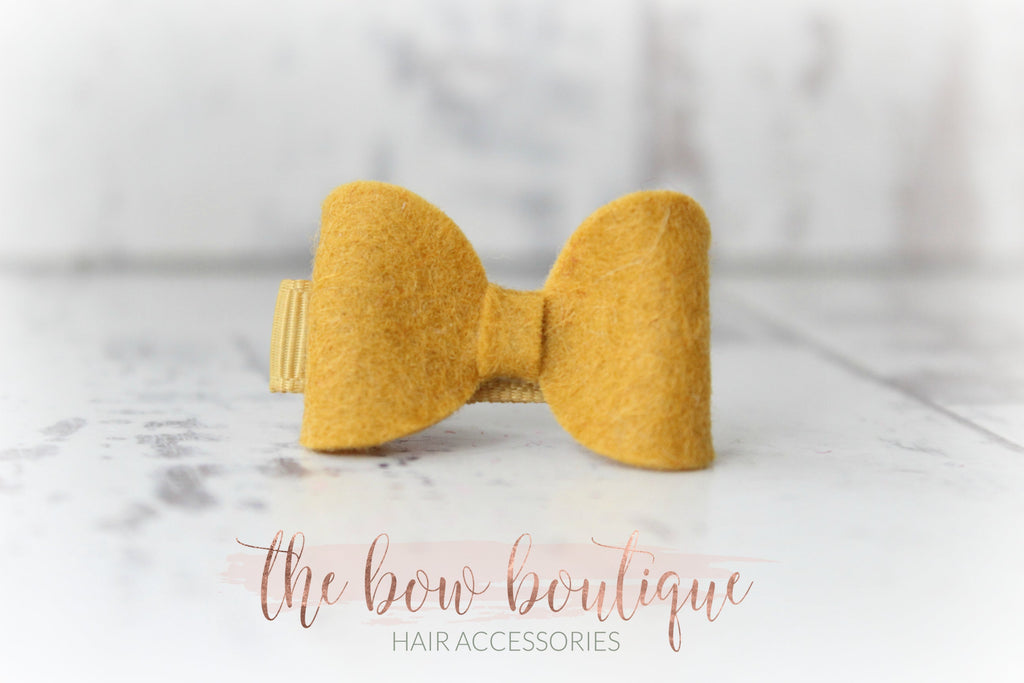 Mini felt bows | 25 Colours
