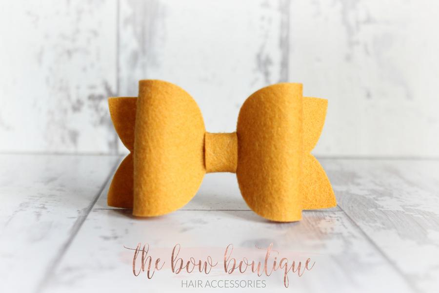 Large deluxe felt bows | 25 Colours