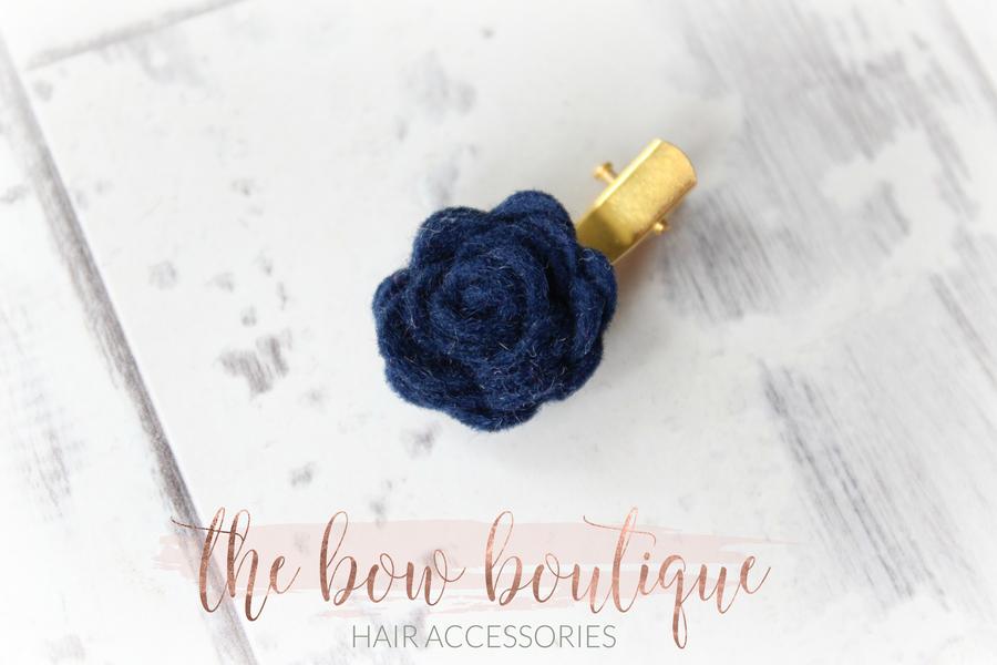 Mini felt flowers | 25 Colours