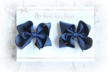 Load image into Gallery viewer, Ribbon pigtail bow clip sets (28 Colours)