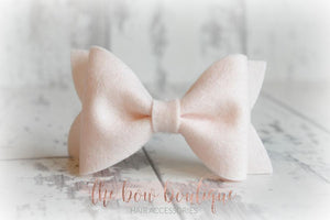 Large luxury felt bows (25 Colours)