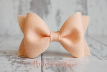 Load image into Gallery viewer, Large luxury felt bows (25 Colours)