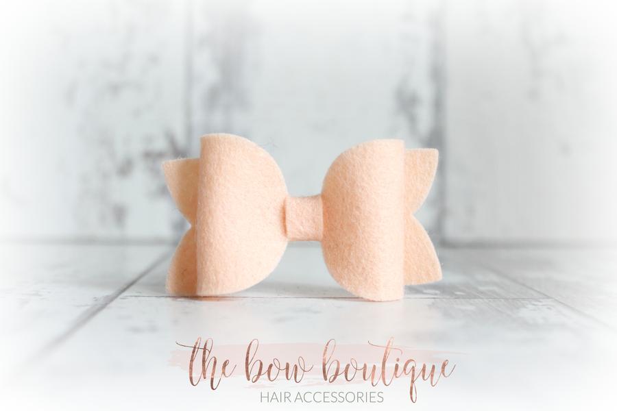 Medium deluxe felt bows | 25 Colours | Clip or headband